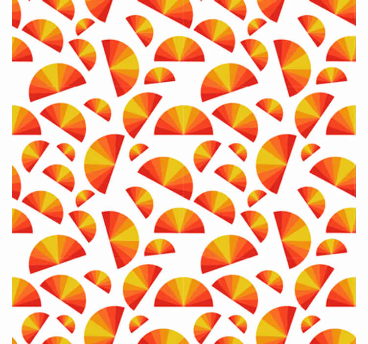 Kör alakú minták sorozata - tapéta geometriai - TenStickers