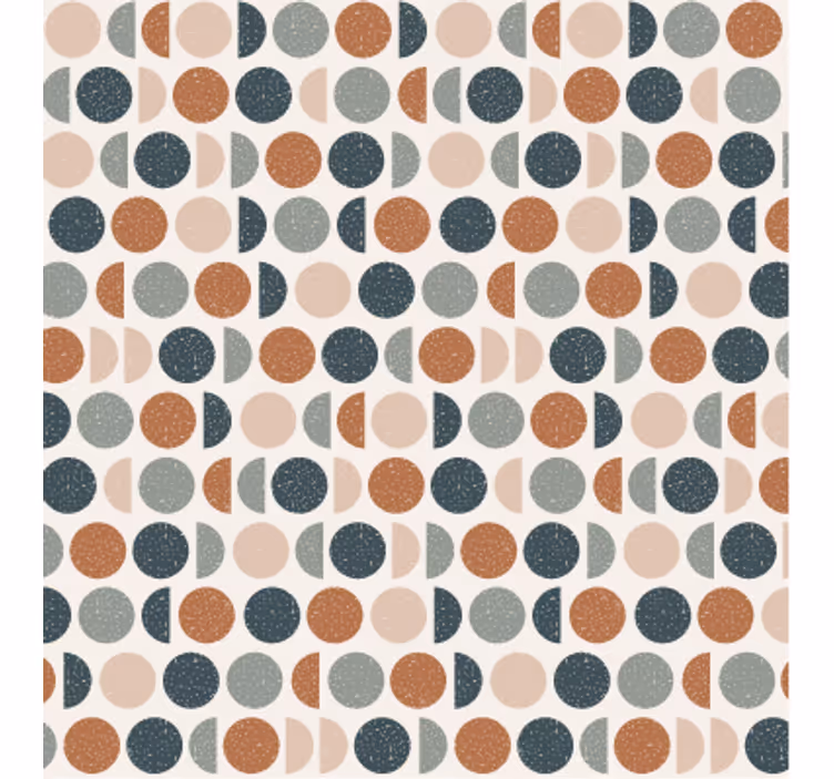 Retro pontmintás tapéta geometriai - TenStickers