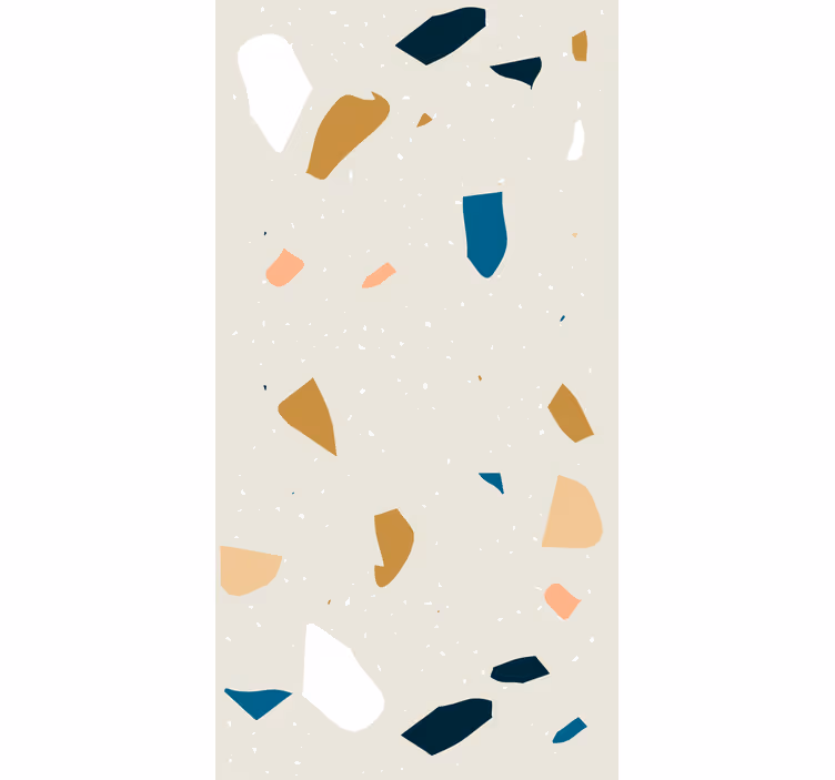Terrazzo fröccs tapéta geometriai - TenStickers