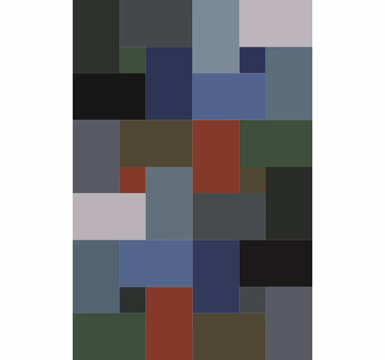 Geometriai blokkok tapéta - TenStickers