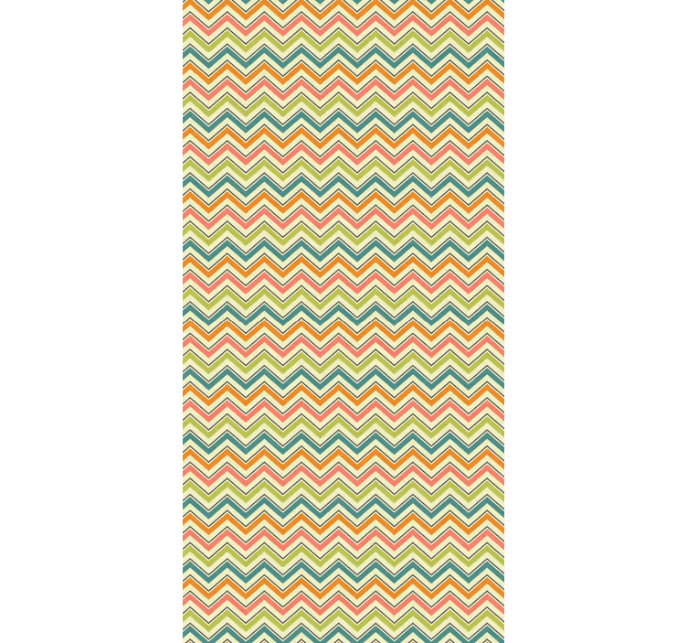 Chevron zigzag minta tapéta geometriai - TenStickers