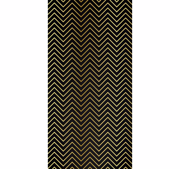 Chevron arany motívum tapéta geometriai - TenStickers