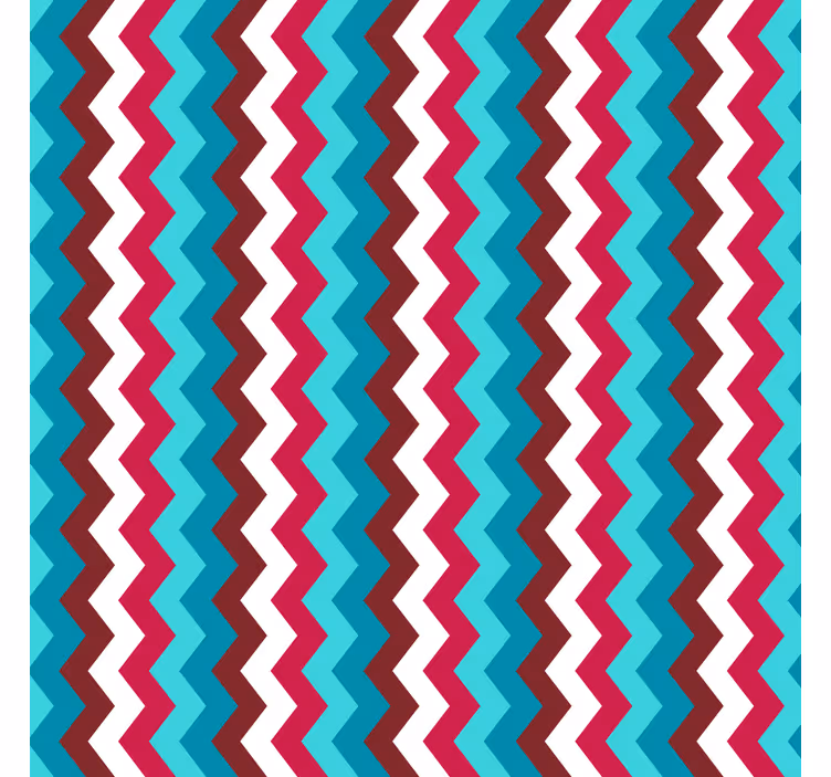 Zigzag hullám minta tapéta geometriai - TenStickers