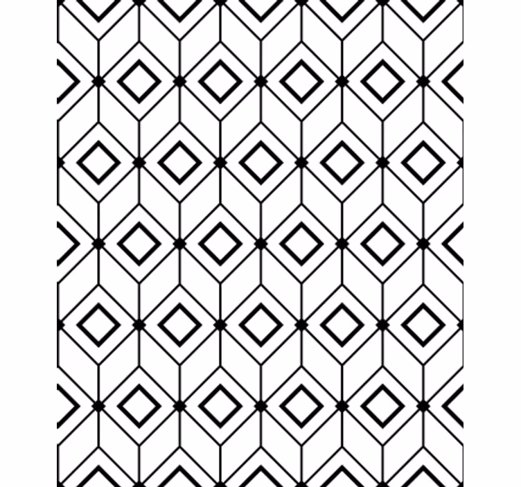 Modern gyémánt elemek tapéta geometriai - TenStickers