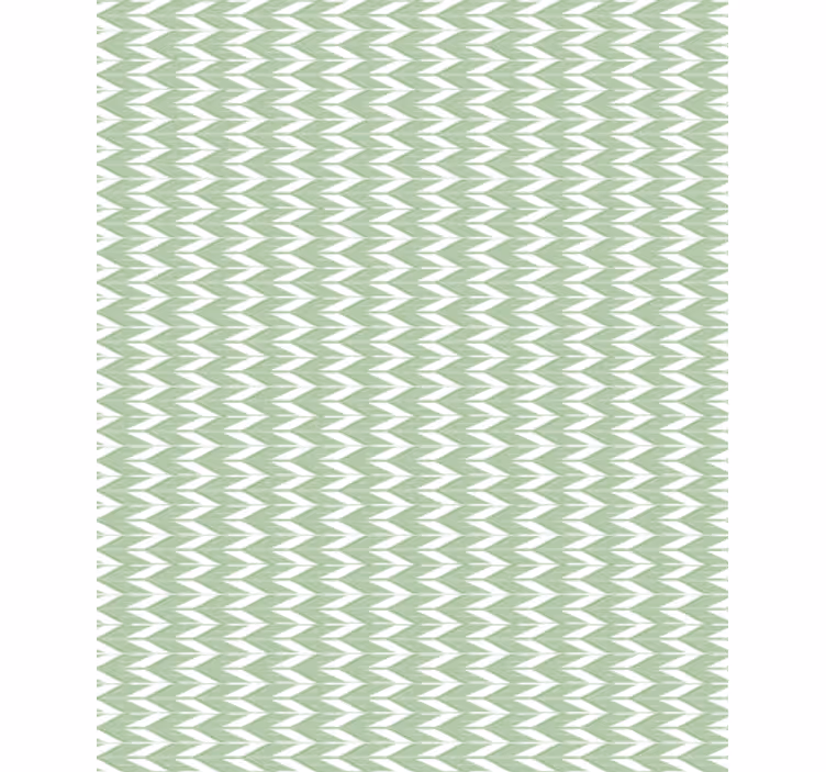 Chevron mintás zöld tapéta geometriai - TenStickers