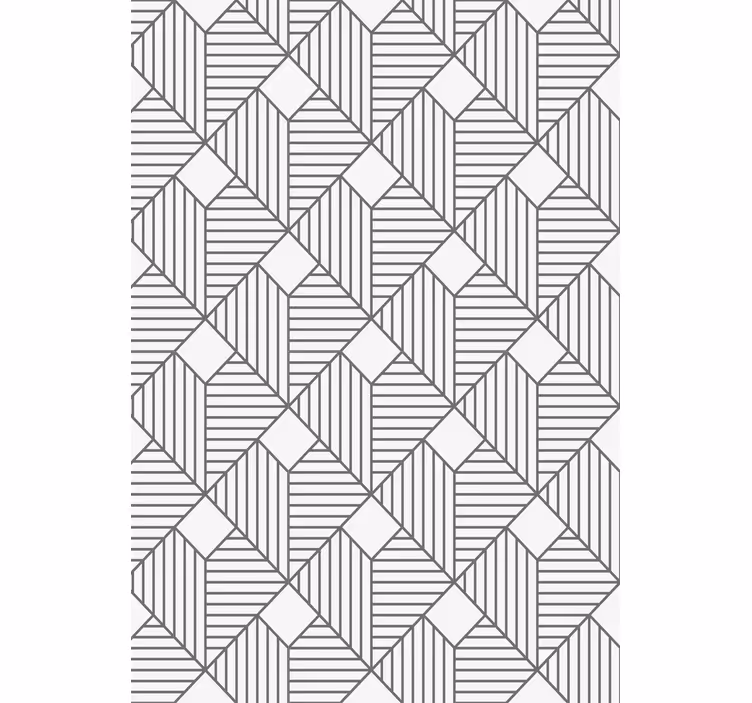 Szürke mintás geometriai tapéta - TenStickers