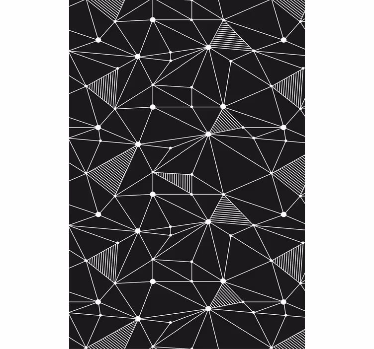 Merész geometriai formák tapéta geometriai - TenStickers