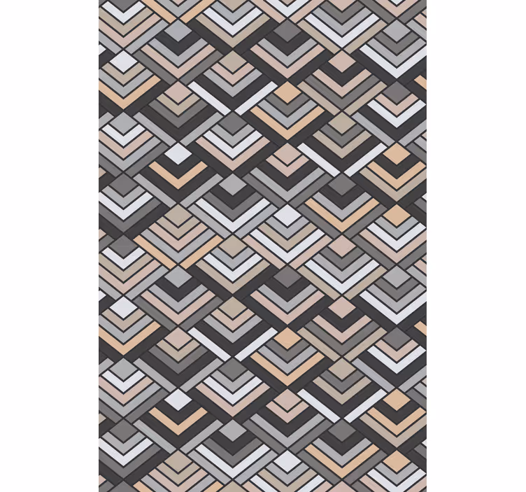 Réteges chevron formák tapéta geometriai - TenStickers