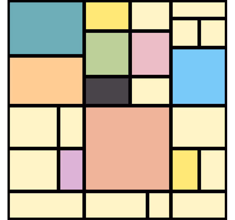 Vibráló geometria tapéta geometriai - TenStickers