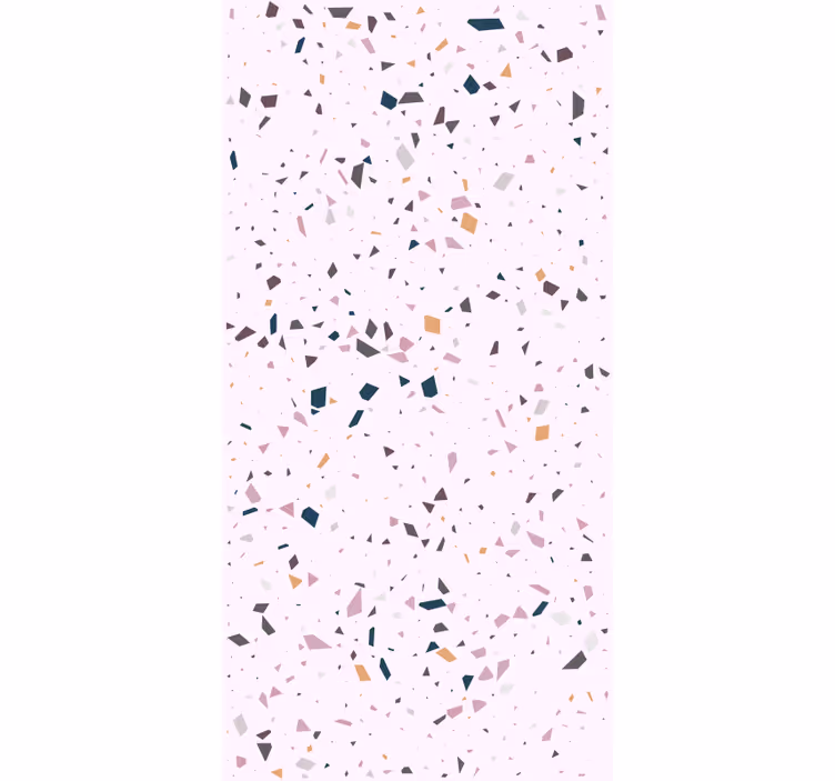 Színes geometrikus törmelék tapéta üveggolyó - TenStickers