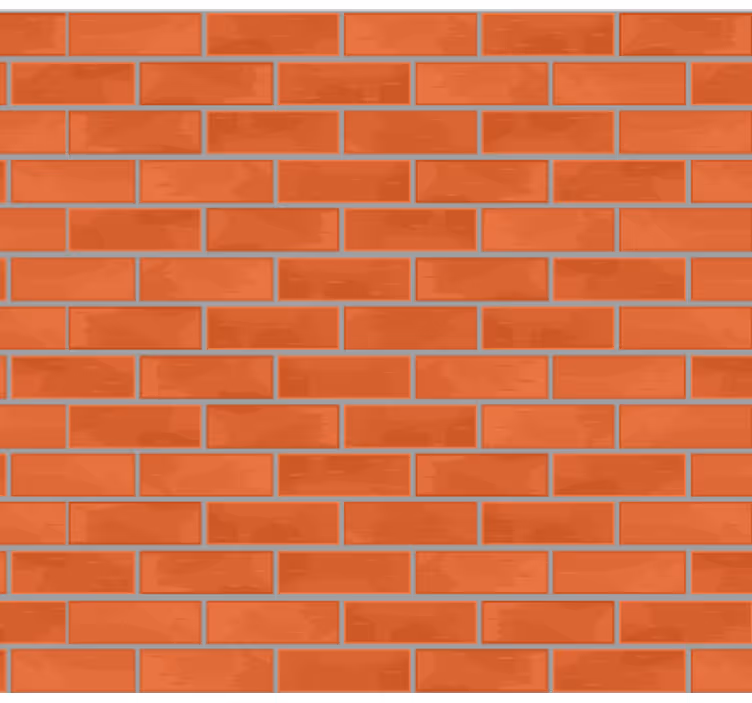 Piros tégla mintázat tapéta kő - TenStickers