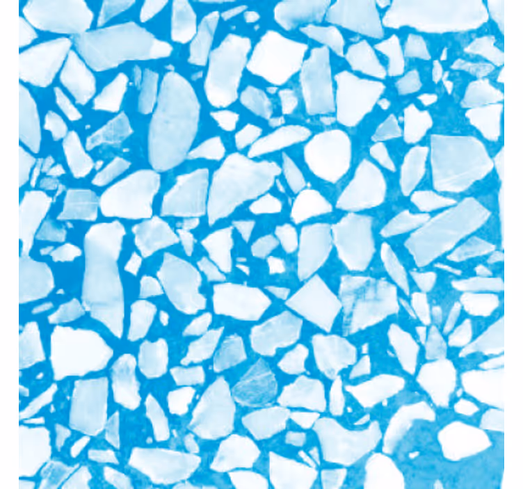 Chill azure mosaic tapéta kő - TenStickers