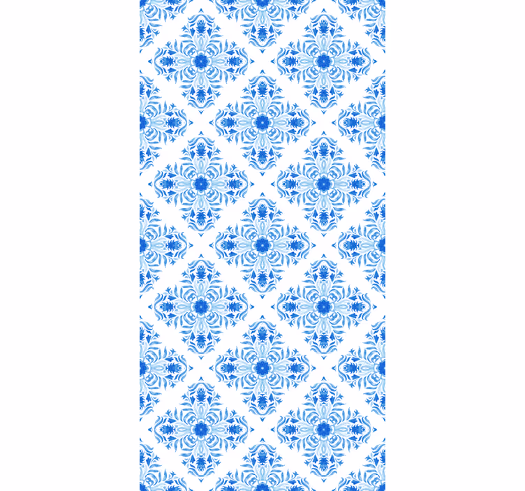 Fontaine kék csempehatású tapéta csempék - TenStickers