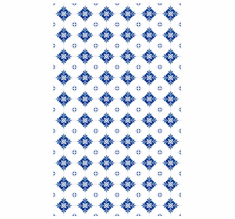 Virágos kerámia motívumú tapéta csempék - TenStickers