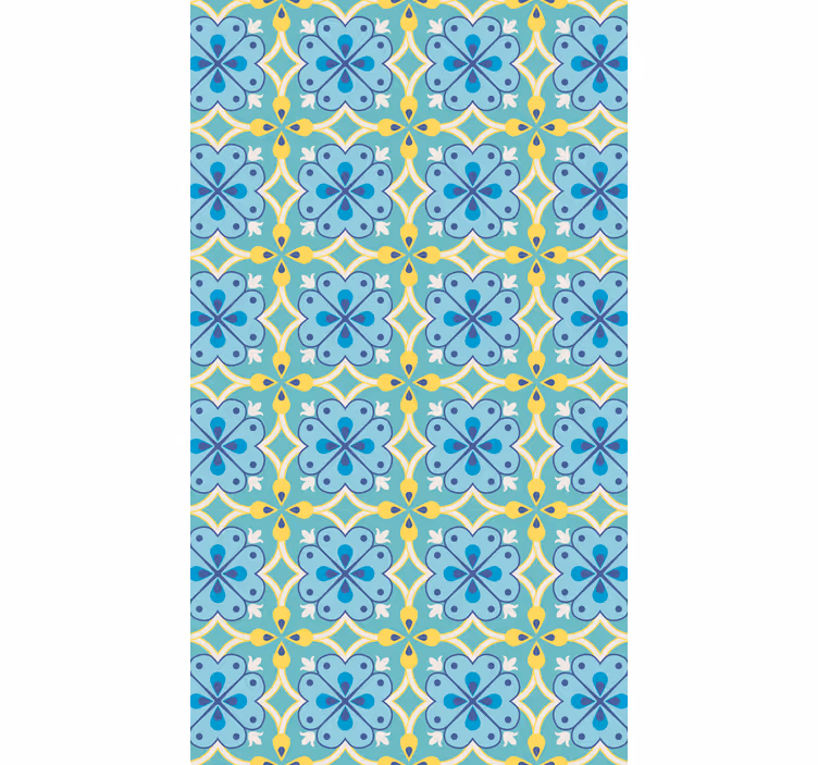 Virágzó elemek tapéta csempék - TenStickers