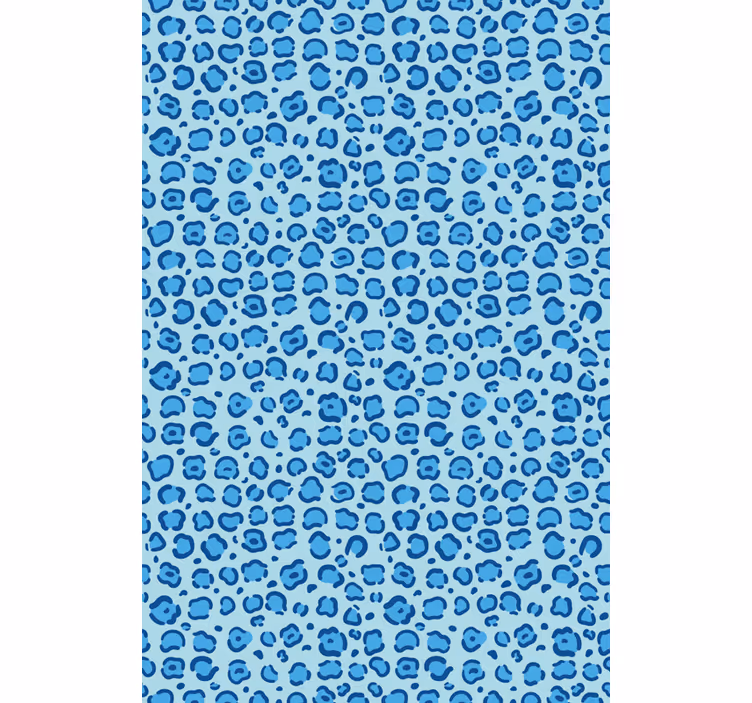 Kék pöttyös mintás gyerekszoba tapéta - TenStickers