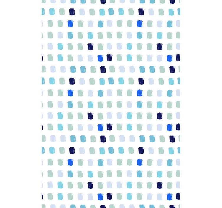 Kék árnyalatú festékcsíkok - tapéta északi - TenStickers