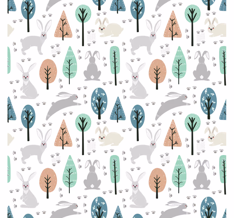 Tapéta északi erdei fauna - TenStickers