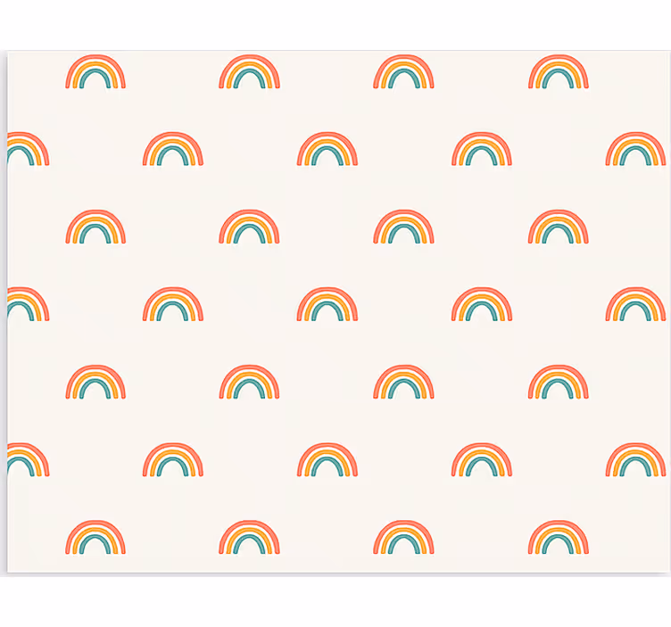 Színes vízesés szivárványok tapéta északi - TenStickers