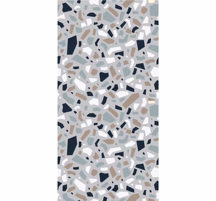 Absztrakt terrazzo minta strukturális minták - TenStickers