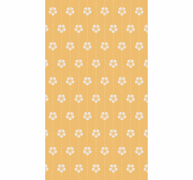 Elegáns virágmintás nappali tapéta - TenStickers