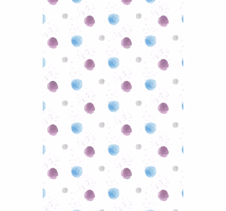 Vibráló pöttyös körök nappali tapéta - TenStickers