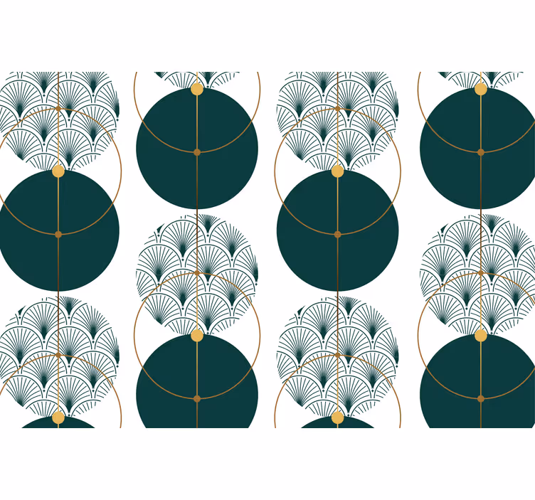 Glamour stílusú geometriai tapéta - TenStickers