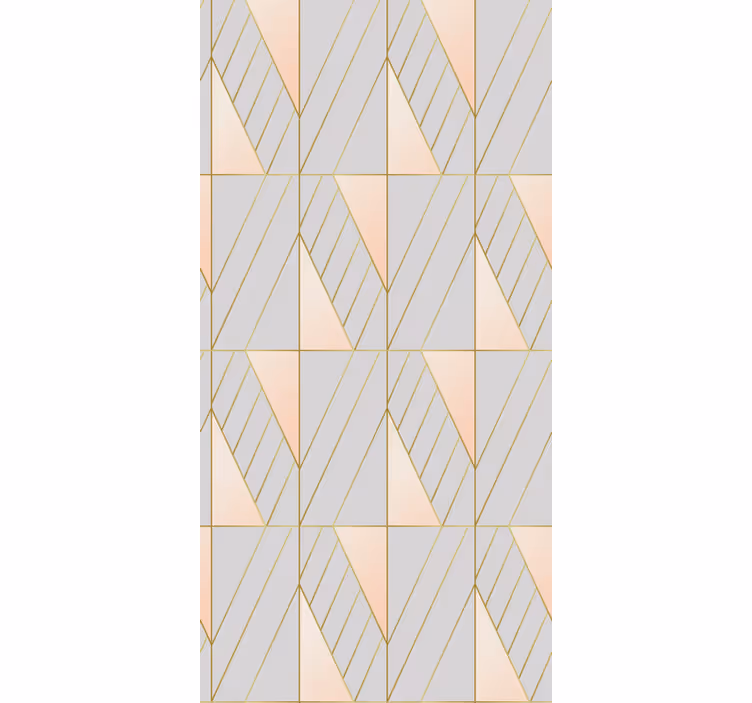 Modern tapéta geometrikus mintás vonalakkal - TenStickers