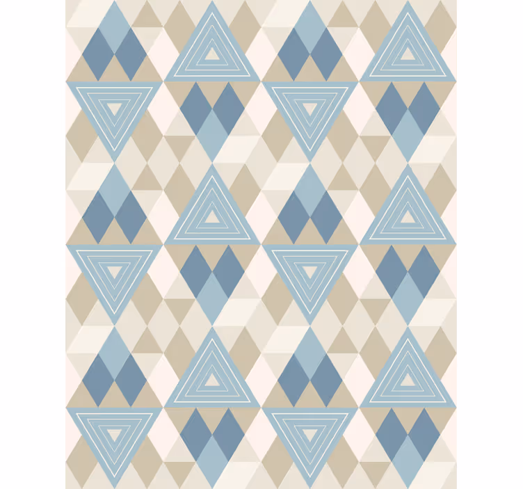 Modern tapéta geometrikus háromszög minta - TenStickers