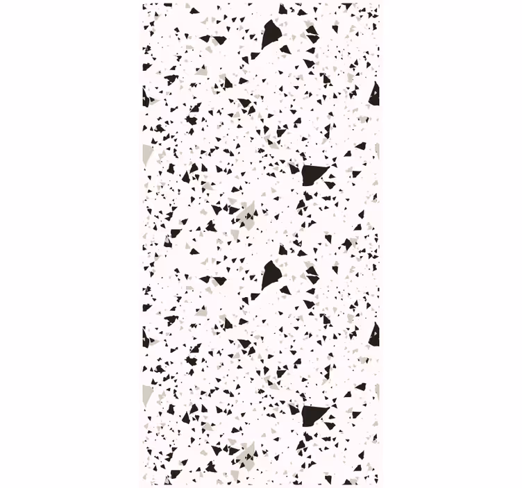Szürke fehér és fekete terrazzo konyhai tapéta - TenStickers