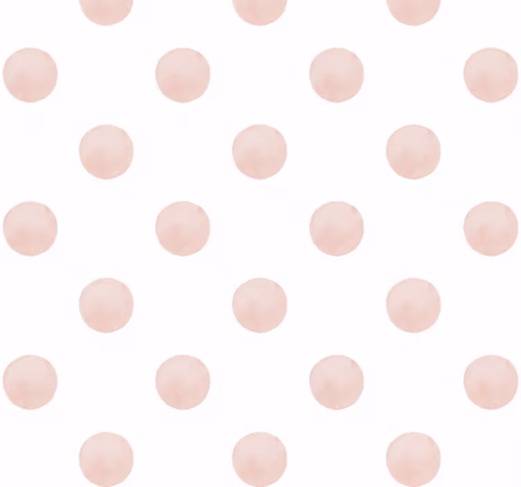Rózsaszín vícolor pöttyös fő tapéta - TenStickers