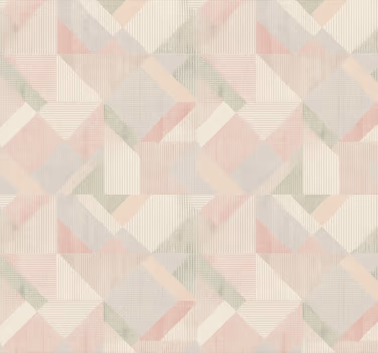 Pasztell szőtt geometrikus fő tapéta - TenStickers