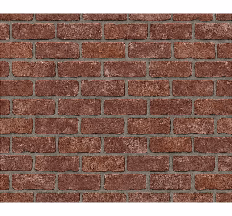 Ipari vörös tégla nappali tapéta - TenStickers