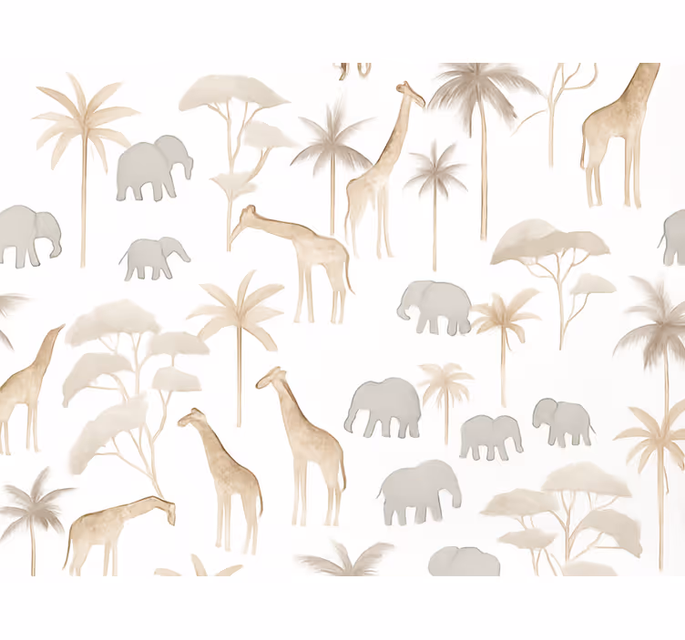 Savannah gyerekszoba tapéta - TenStickers