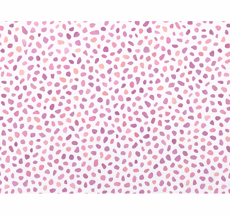 Rózsaszín terrazzo pötty tapéta absztrakt - TenStickers