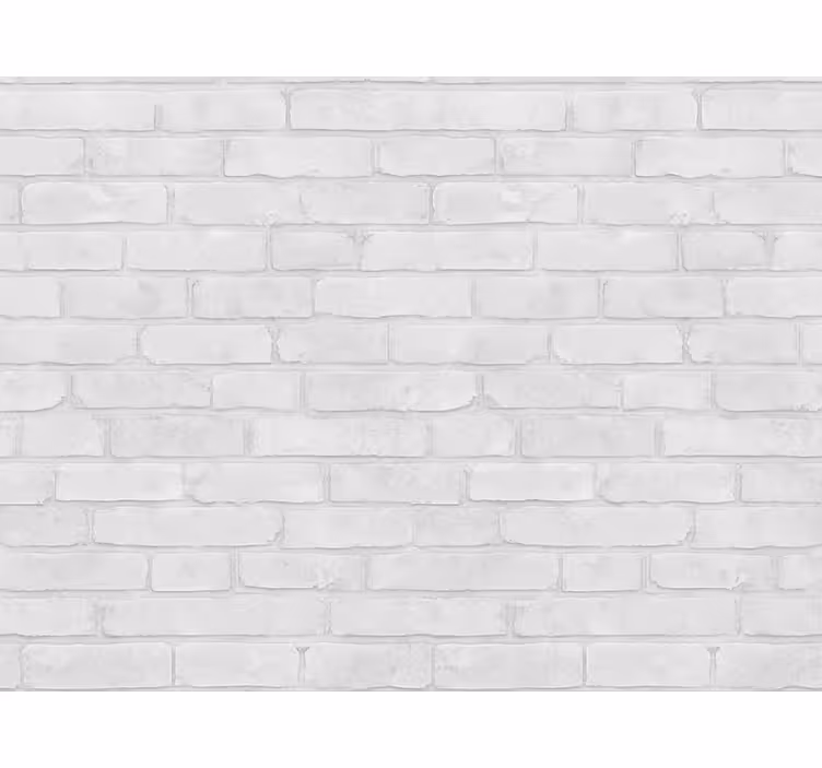 Fehérre meszelt loft tégla tapéta - TenStickers