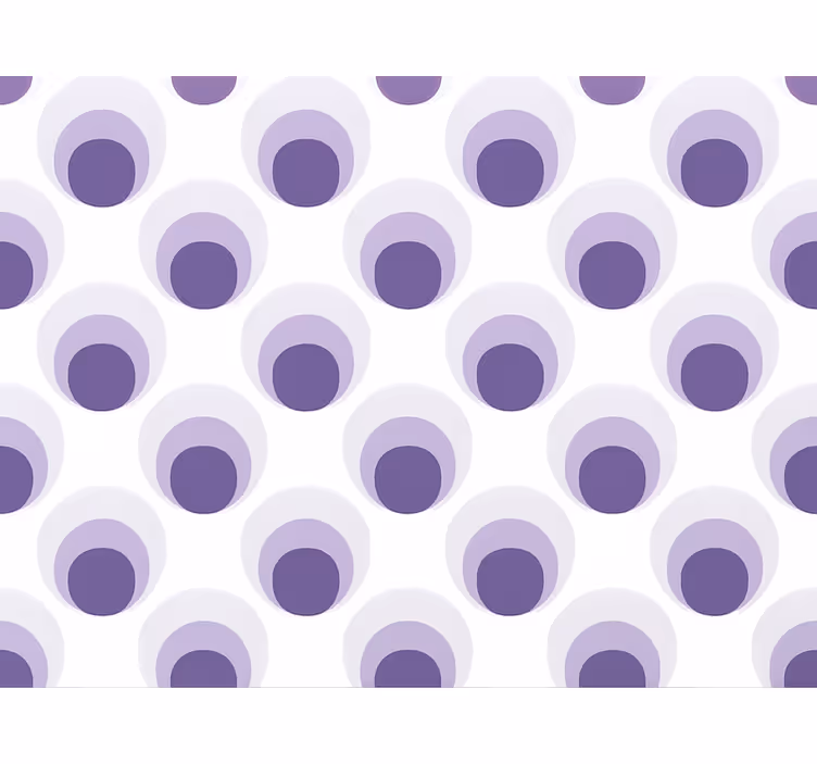 Lila körök réteges mintázat nappali tapéta - TenStickers