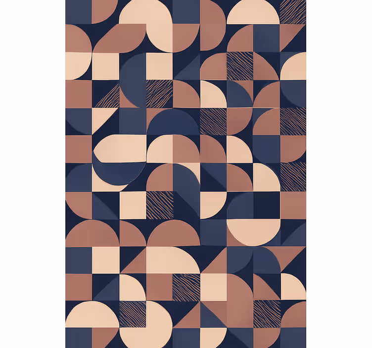 Absztrakt lila geometrikus mintázat fő tapéta - TenStickers