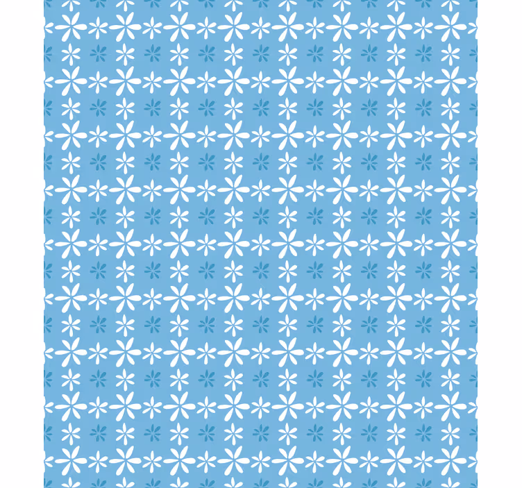 Fehér margaréta virágok tapéta - TenStickers