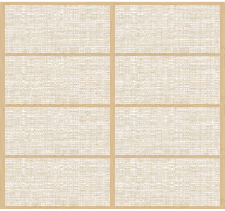 Japán panel szerkezet fő tapéta - TenStickers