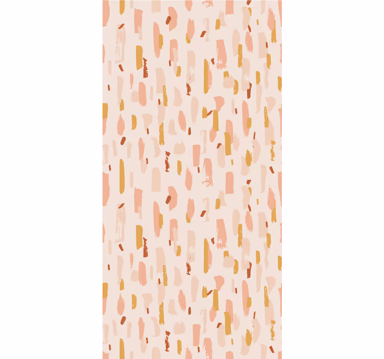 Petals formájú ecsetelt festék hálószoba tapéta - TenStickers