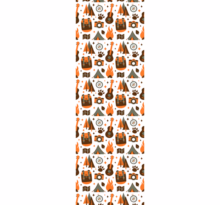 Hegyek medvéje tűzifa hálószoba tapéta - TenStickers