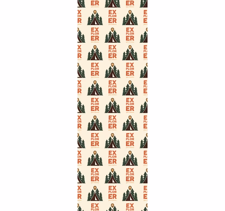 Kempingezés kalandja hálószoba tapéta - TenStickers