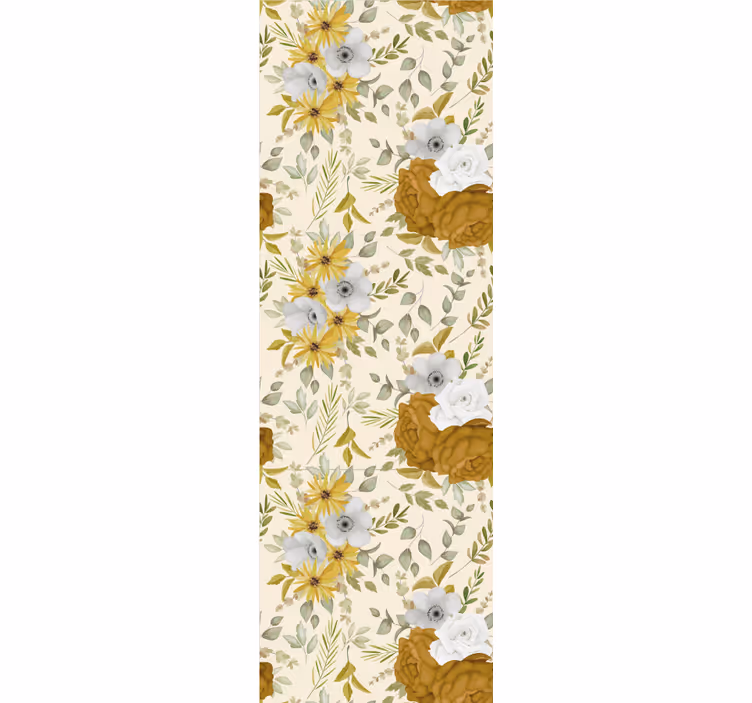 Kerti grandmillenial stílusú hálószoba tapéta - TenStickers