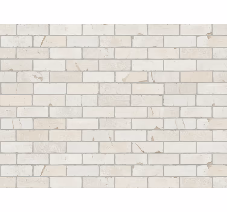 Világos színű téglák ipari tapéta - TenStickers