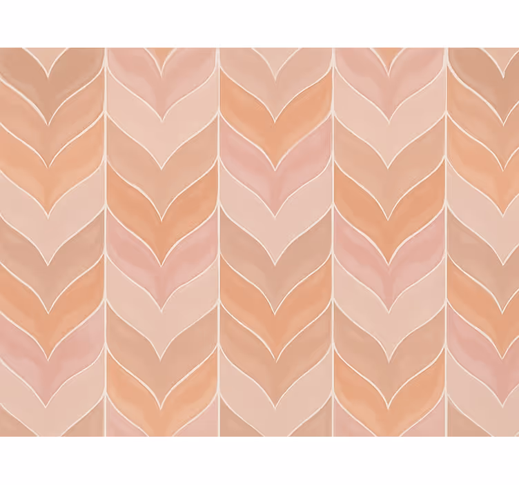 Dusky pink herringbone pattern tapéta modern - TenStickers