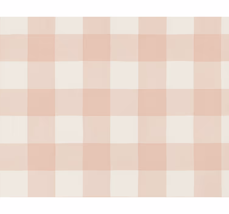 Dusky pink kockás vászon tapéta négyzet alakú háttérkép - TenStickers