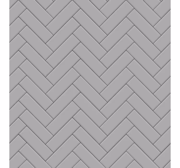Herringbone szürke csempe - fém hatású háttérképek - TenStickers