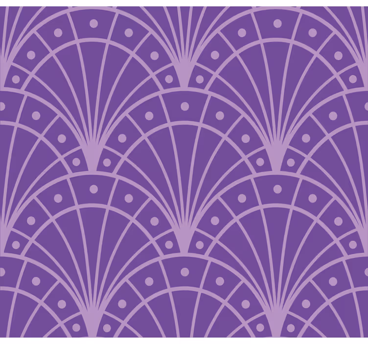 Minimalista lila artdeco tapéta halványlila - TenStickers