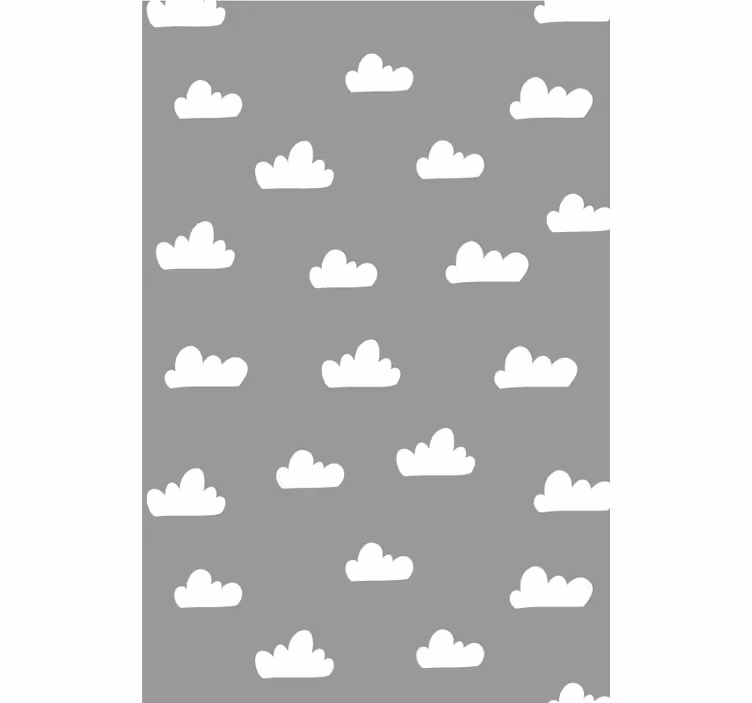 Felhős Égbolt szürke tapéta - TenStickers